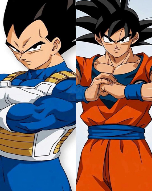 Goku y Vegeta en los nuevos visuales del regreso de Dragon Ball Super con Beerus y The Galactic Patrol